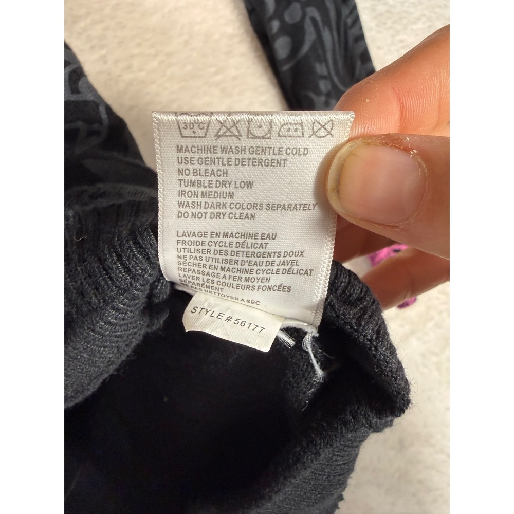 Fox Racing Hooded Sweater Womens M Black Pink Good Y2K Motocross Henley 56177 - Picture 5 of 9